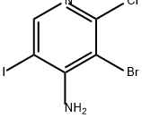 4-Pyridinamine, 3-bromo-2-chloro-5-iodo- Structure