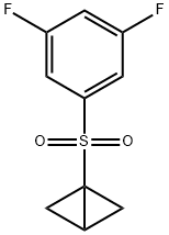 1-((3,5-二氟苯基)磺酰基)双环[1.1.0]丁烷, 1862202-13-8, 结构式