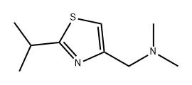 4-Thiazolemethanamine, N,N-dimethyl-2-(1-methylethyl)- Structure