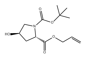 1,2-Pyrrolidinedicarboxylic acid, 4-hydroxy-, 1-(1,1-dimethylethyl) 2-(2-propen-1-yl) ester, (2S,4R)-