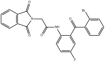2H-Isoindole-2-acetamide, N-[2-(2-bromobenzoyl)-4-fluorophenyl]-1,3-dihydro-1,3-dioxo-