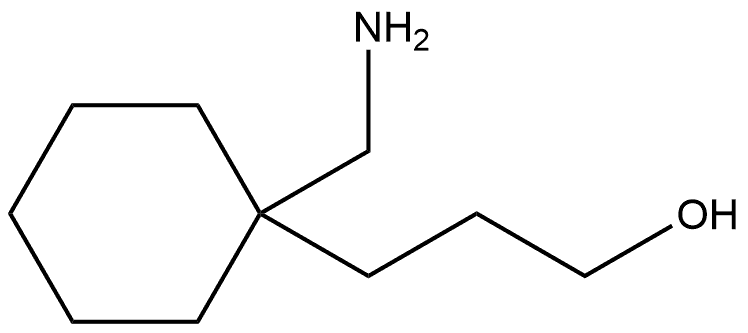 3-[1-(氨甲基)环己基]-1-丙醇,1865100-85-1,结构式