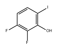 Phenol, 2,3-difluoro-6-iodo- Structure