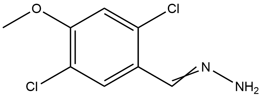 2,5-Dichloro-4-methoxybenzaldehyde hydrazone Structure