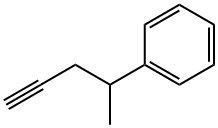 (pent-4-yn-2-yl)benzene Structure