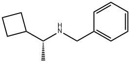 Benzenemethanamine, N-[(1R)-1-cyclobutylethyl]- Structure