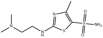 2-[[2-(Dimethylamino)ethyl]amino]-4-methyl-5-thiazolesulfonamide,1869797-72-7,结构式