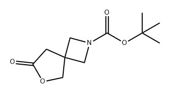 7-氧代-6-氧-2-氮杂螺[3.4]辛烷-2-羧酸叔丁酯 结构式