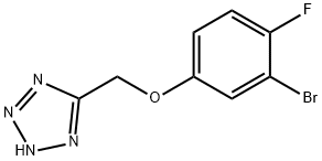 2H-Tetrazole, 5-[(3-bromo-4-fluorophenoxy)methyl]-|