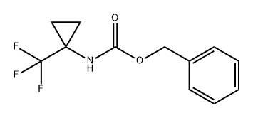 Carbamic acid, N-[1-(trifluoromethyl)cyclopropyl]-, phenylmethyl ester 结构式