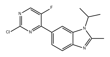 1H-Benzimidazole, 6-(2-chloro-5-fluoro-4-pyrimidinyl)-2-methyl-1-(1-methylethyl)-|阿贝西利杂质28