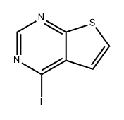 4-碘噻吩并[2,3-D]嘧啶 结构式
