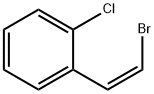 Benzene, 1-[(1Z)-2-bromoethenyl]-2-chloro- Struktur