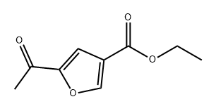 3-Furancarboxylic acid, 5-acetyl-, ethyl ester,18753-57-6,结构式