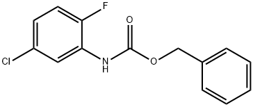 benzyl N-(5-chloro-2-fluorophenyl)carbamate 结构式