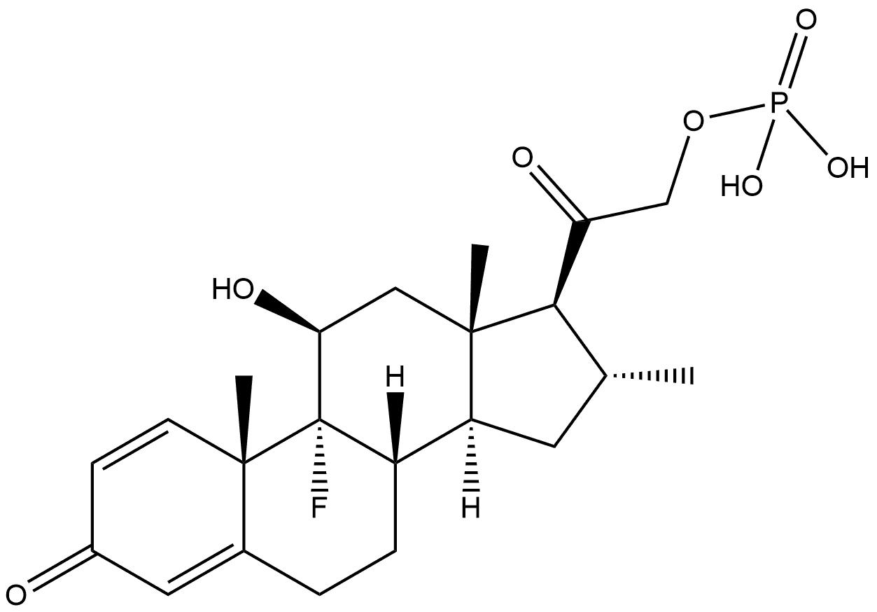地塞米松磷酸钠杂质, 1879-87-4, 结构式