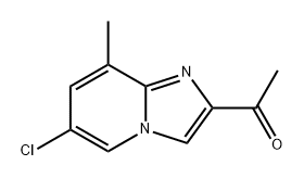 1-{6-chloro-8-methylimidazo[1,2-a]pyridin-2-yl}ethan-1-one 结构式