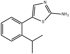5-(2-Isopropylphenyl)thiazol-2-amine 结构式