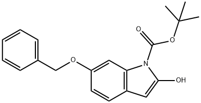 tert-butyl 6-(benzyloxy)-2-hydroxy-1H-indole-1-carboxylate 结构式
