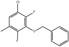 3-(benzyloxy)-1-chloro-2,4-difluoro-5-methylbenzene 结构式