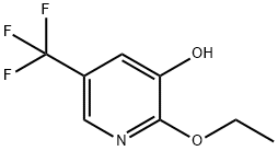 2-ethoxy-5-(trifluoromethyl)pyridin-3-ol 结构式