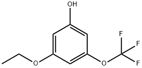 3-乙氧基-5-(三氟甲氧基)苯酚 结构式