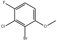 2-溴-3-氯-4-氟-1-甲氧基苯, 1881321-24-9, 结构式