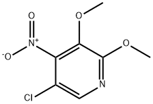 5-chloro-2,3-dimethoxy-4-nitropyridine 结构式