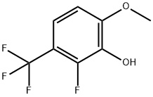 2-氟-6-甲氧基-3-(三氟甲基)苯酚, 1881329-34-5, 结构式