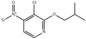 3-chloro-2-(2-methylpropoxy)-4-nitropyridine,1881329-36-7,结构式