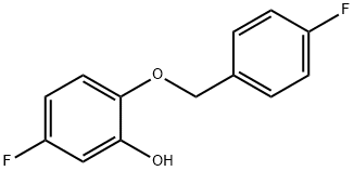 5-fluoro-2-[(4-fluorophenyl)methoxy]phenol 结构式