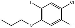 1-chloro-2,5-difluoro-4-propoxybenzene Struktur