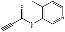 N-(4-甲基-3-吡啶基)-2-丙炔酰胺, 1881816-99-4, 结构式