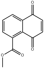 1-Naphthalenecarboxylic acid, 5,8-dihydro-5,8-dioxo-, methyl ester,188345-44-0,结构式