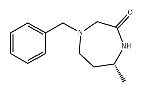 2H-1,4-Diazepin-2-one, hexahydro-7-methyl-4-(phenylmethyl)-, (7R)-,1883614-28-5,结构式