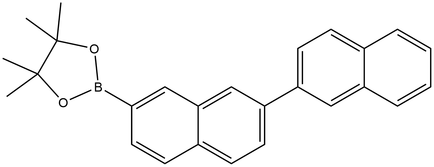 2-[2,2′-Binaphthalen]-7-yl-4,4,5,5-tetramethyl-1,3,2-dioxaborolane Structure