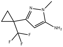1884309-82-3 1-methyl-3-[1-(trifluoromethyl)cyclopropyl]-1H-pyr azol-5-amine