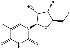 5'-Deoxy-5'-iodo-5-methyluridine Structure