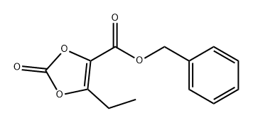 5-乙基-2-氧代-1,3-二噁茂-4-甲酸苄酯, 188526-13-8, 结构式
