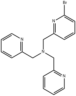 2-Pyridinemethanamine, N-[(6-bromo-2-pyridinyl)methyl]-N-(2-pyridinylmethyl)- Structure