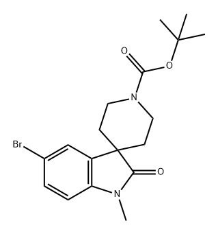 1887237-06-0 Spiro[3H-indole-3,4'-piperidine]-1'-carboxylic acid, 5-bromo-1,2-dihydro-1-methyl-2-oxo-, 1,1-dimethylethyl ester