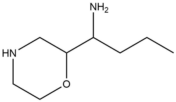 2-Morpholinemethanamine,α-propyl- Structure