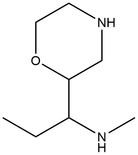 2-Morpholinemethanamine,α-ethyl-N-methyl- Struktur