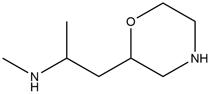 2-Morpholineethanamine,N,α-dimethyl-,1888660-21-6,结构式