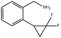 Benzenemethanamine, 2-(2,2-difluorocyclopropyl)- Structure