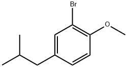 2-Bromo-4-isobutyl-1-methoxybenzene Structure