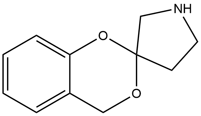 4H-spiro[1,3-benzodioxine-2,3'-pyrrolidine Structure