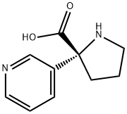 Proline, 2-(3-pyridinyl)- Structure