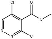 3,5-Dichloro-pyridazine-4-carboxylic acid methyl ester Structure