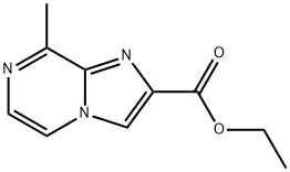 ETHYL 8-METHYLIMIDAZO[1,2-A]PYRAZINE-2-CARBOXYLATE, 1891074-64-8, 结构式